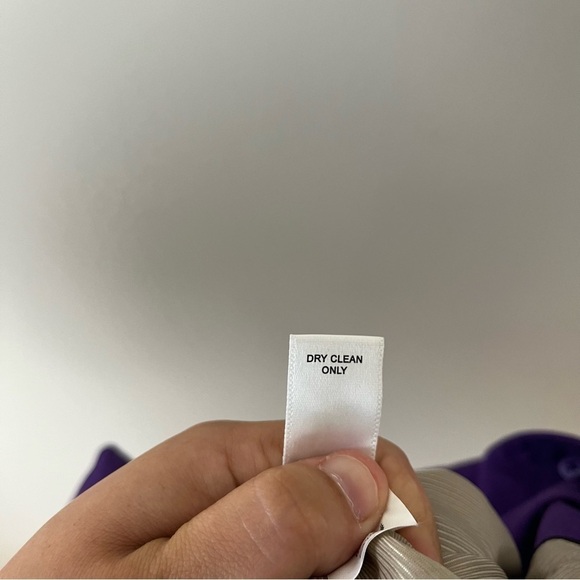 Banana Republic Purple Button Up Tie Waist Trench Coat XS - Picture 14 of 15